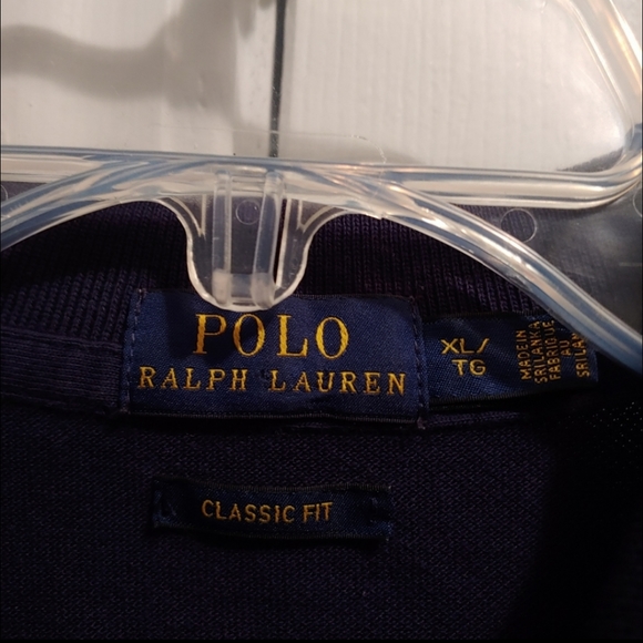 Ralph Lauren Solid Blue Youth Teen size XL Polo Shirt - Picture 4 of 4